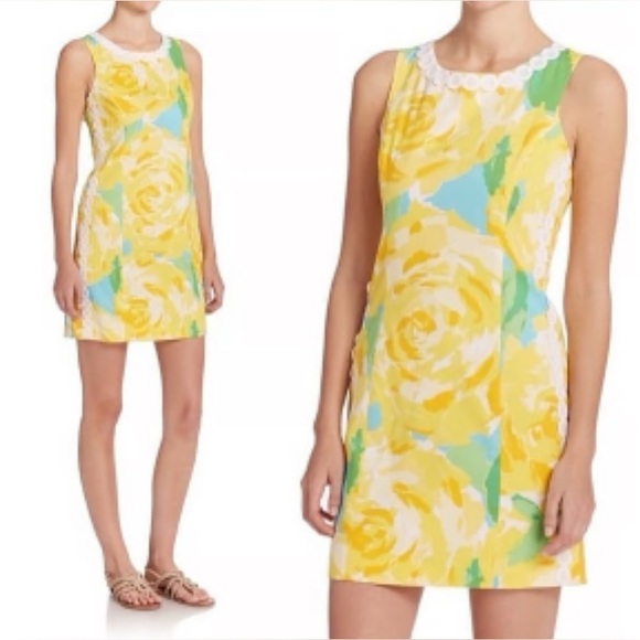 Lilly Pulitzer “Mila” Shift Dress in Sunglow size 4 - Picture 1 of 10